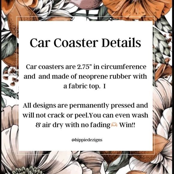 Grey Mom Mode Car Coaster Set - Picture 3 of 7